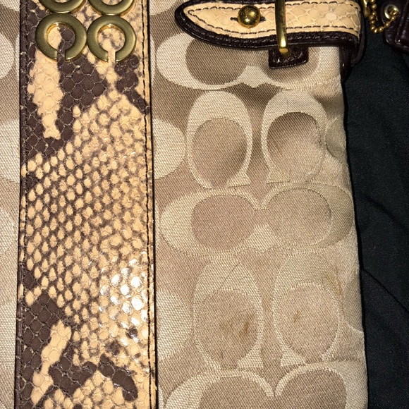 Coach Tan and Brown Crossbody Bag - Picture 3 of 8